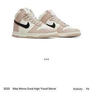 Nike Dunk High in ‘Fossil Stone’ Wmns 7.5